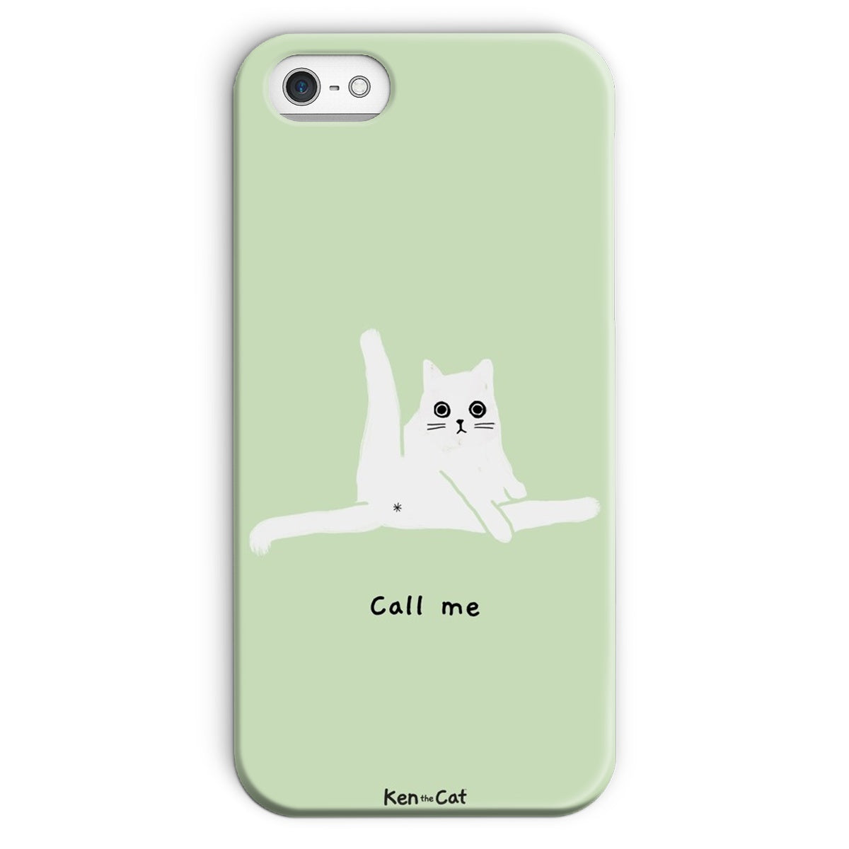 Call Me - Green Phone Case