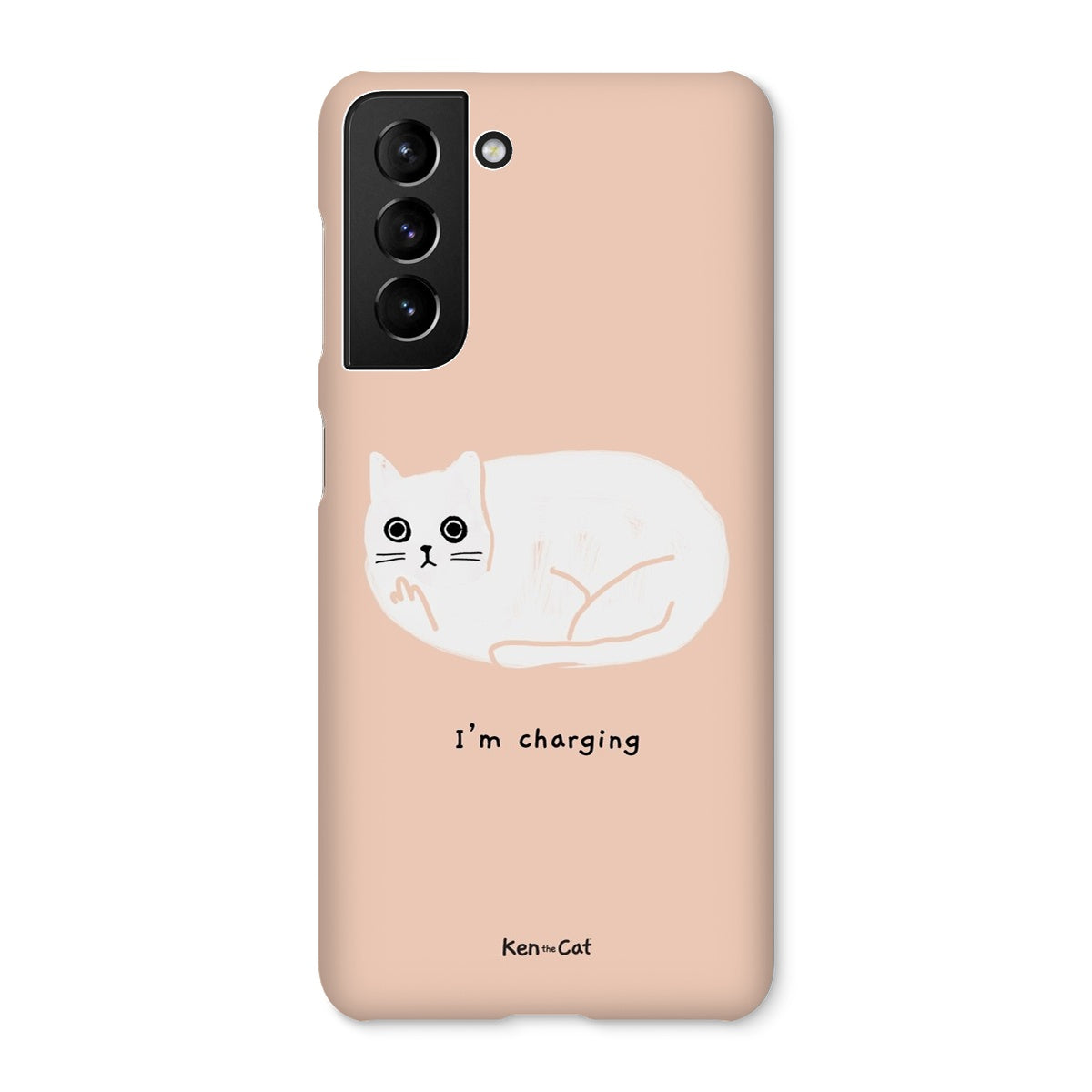 I'm Charging - Coral Phone Case