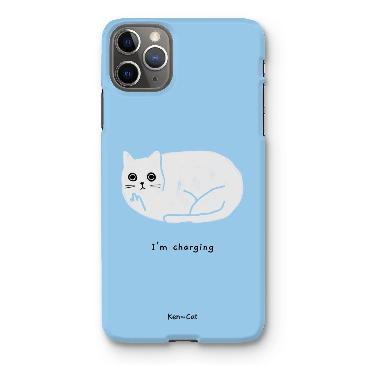 I'm Charging - Blue Phone Case