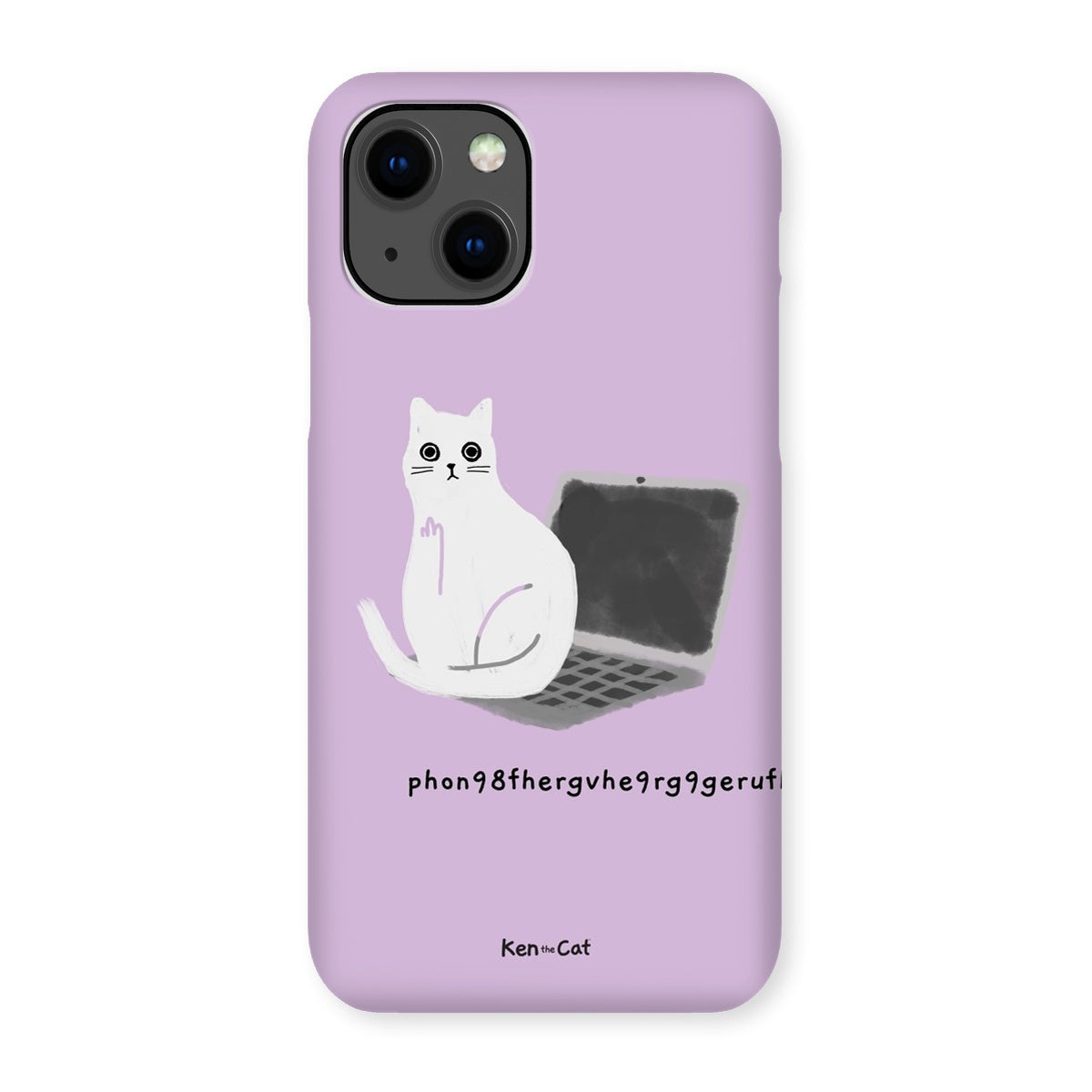 Laptop - Purple Phone Case