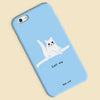 Ken the cat blue phone case - call me