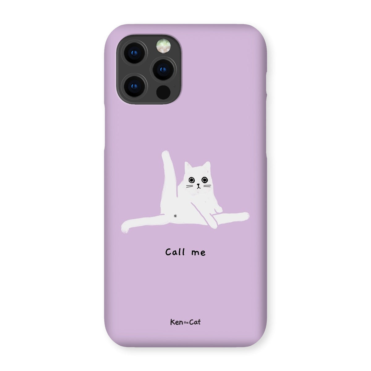 Call Me - Purple Phone Case