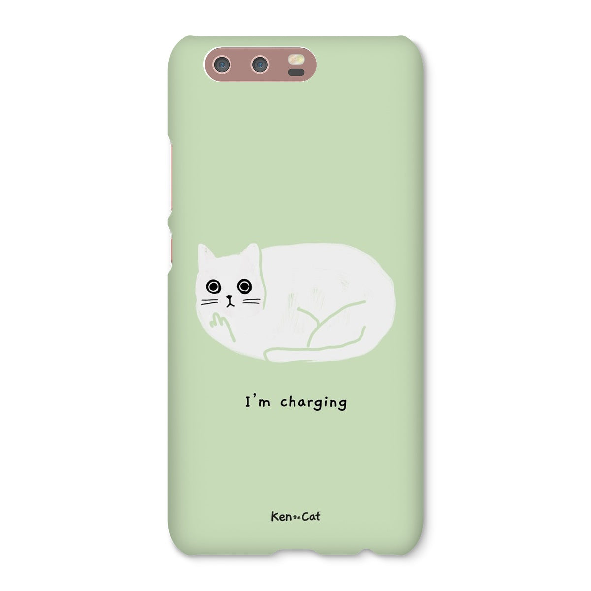 I'm Charging - Green Phone Case