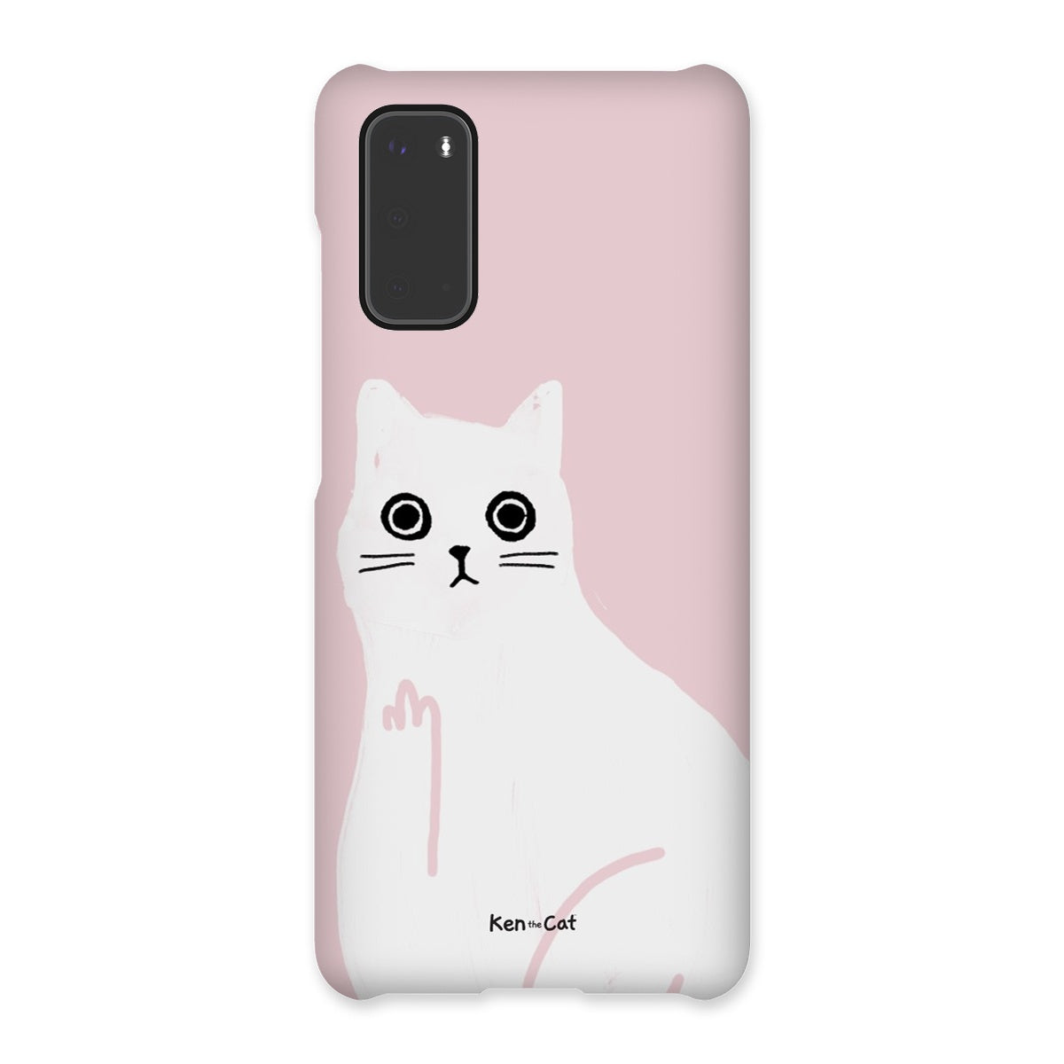 Middle Finger - Pink Phone Case