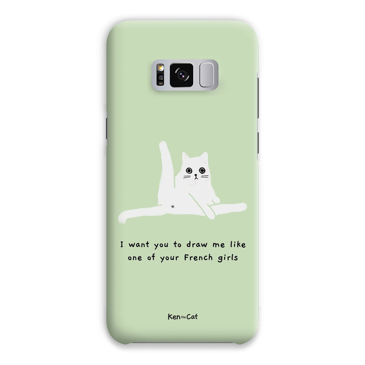 Draw Me Like Your French Girls - Green Phone Case