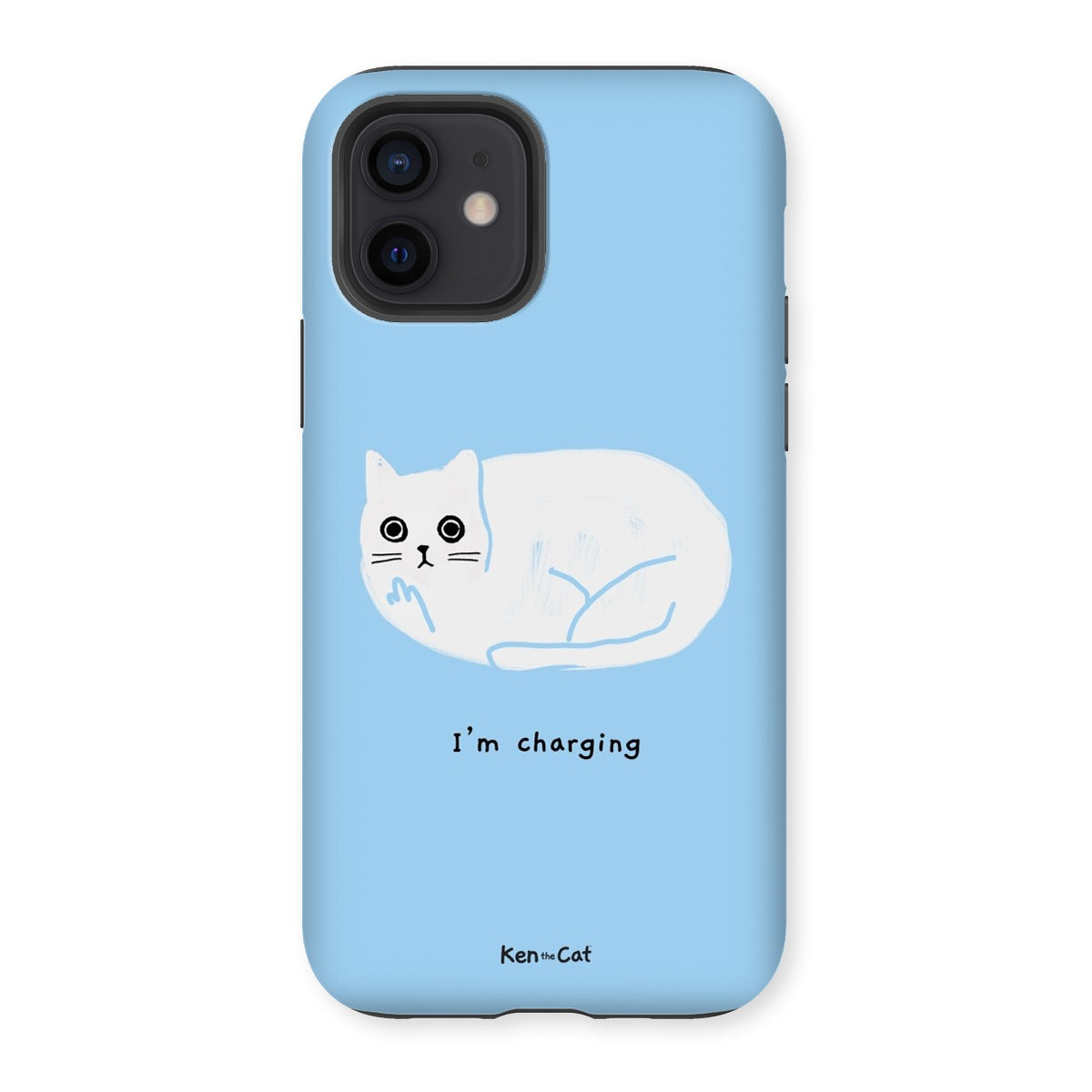I'm Charging - Blue Phone Case