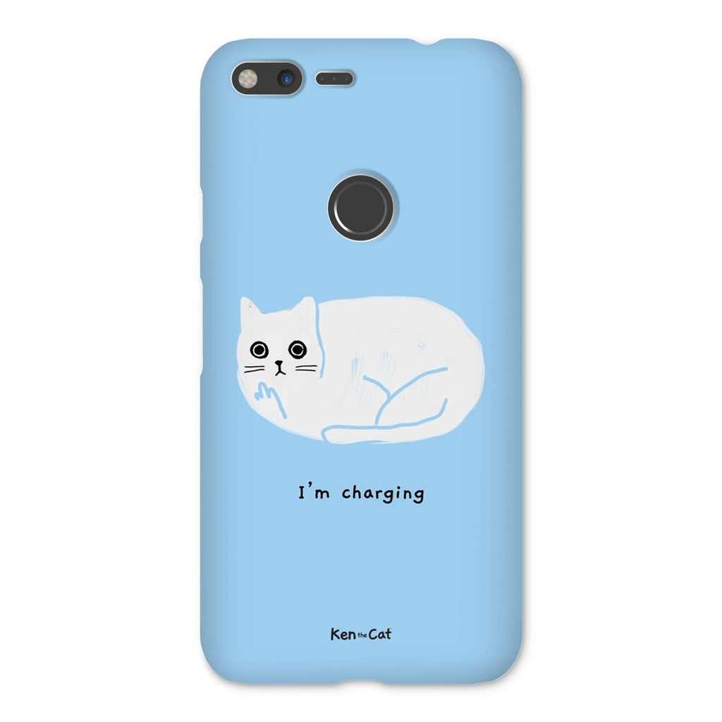 I'm Charging - Blue Phone Case