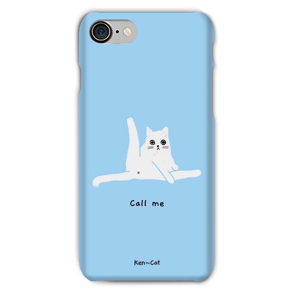 Call Me - Blue Phone Case