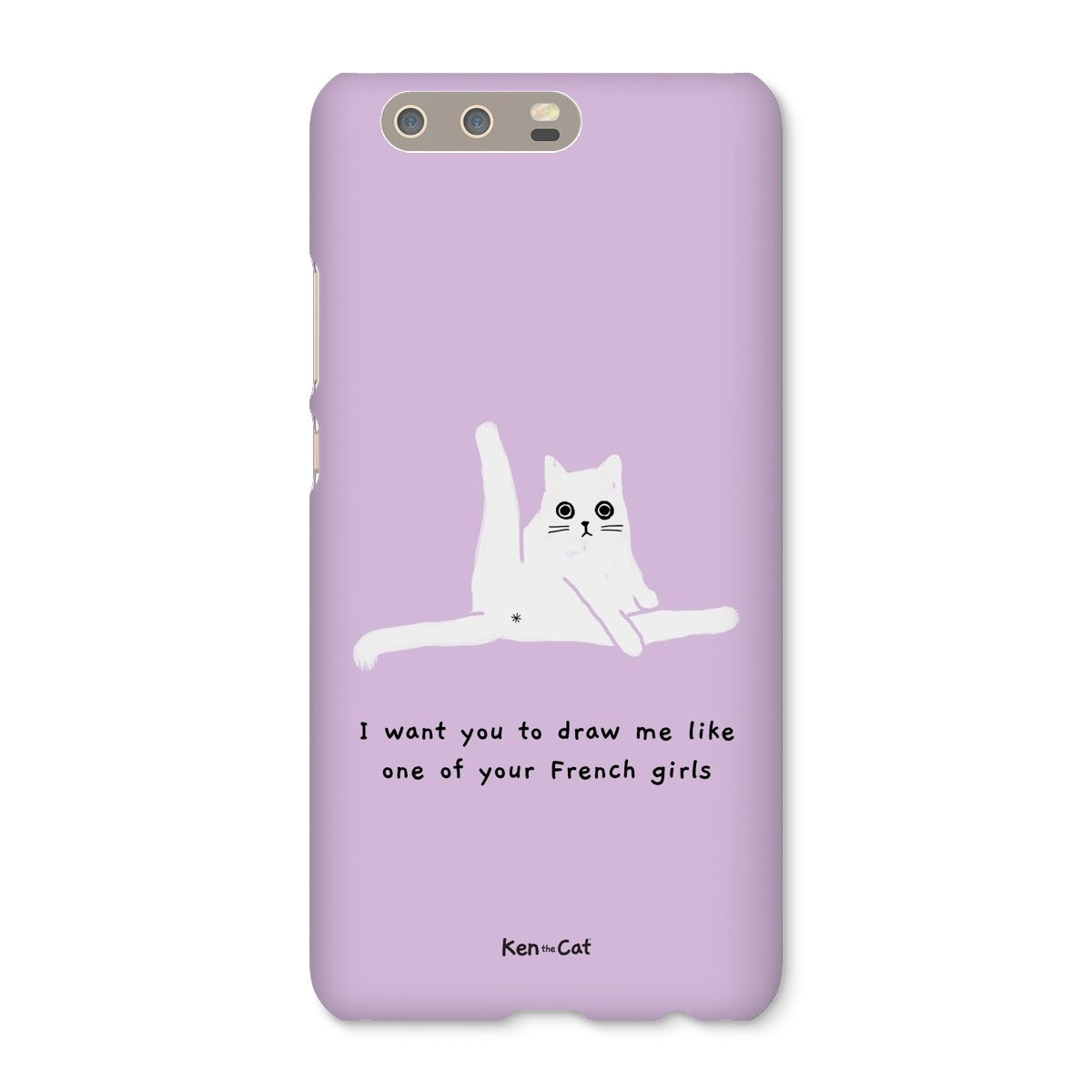 Draw Me Like Your French Girls - Purple Phone Case