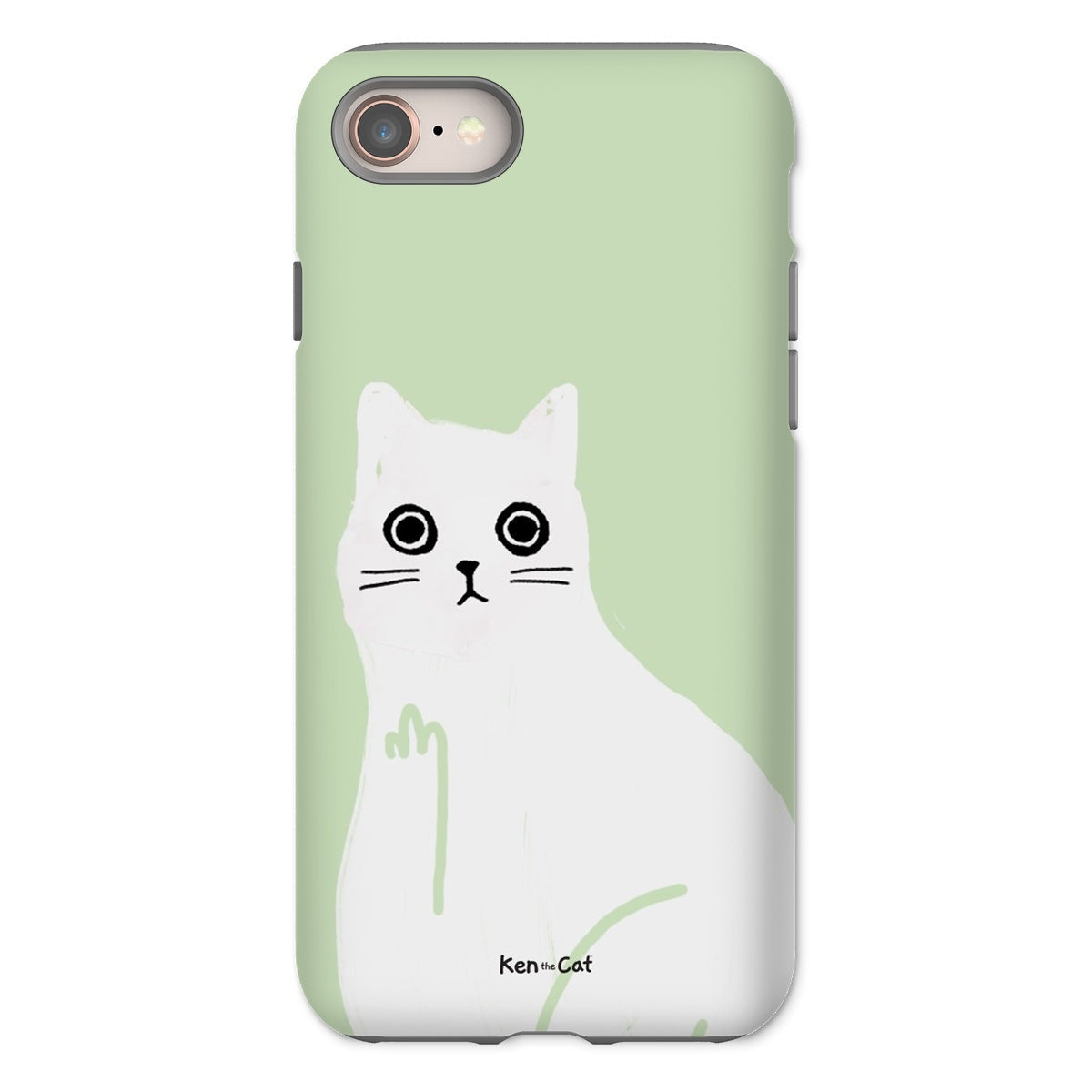 Middle Finger - Green Phone Case
