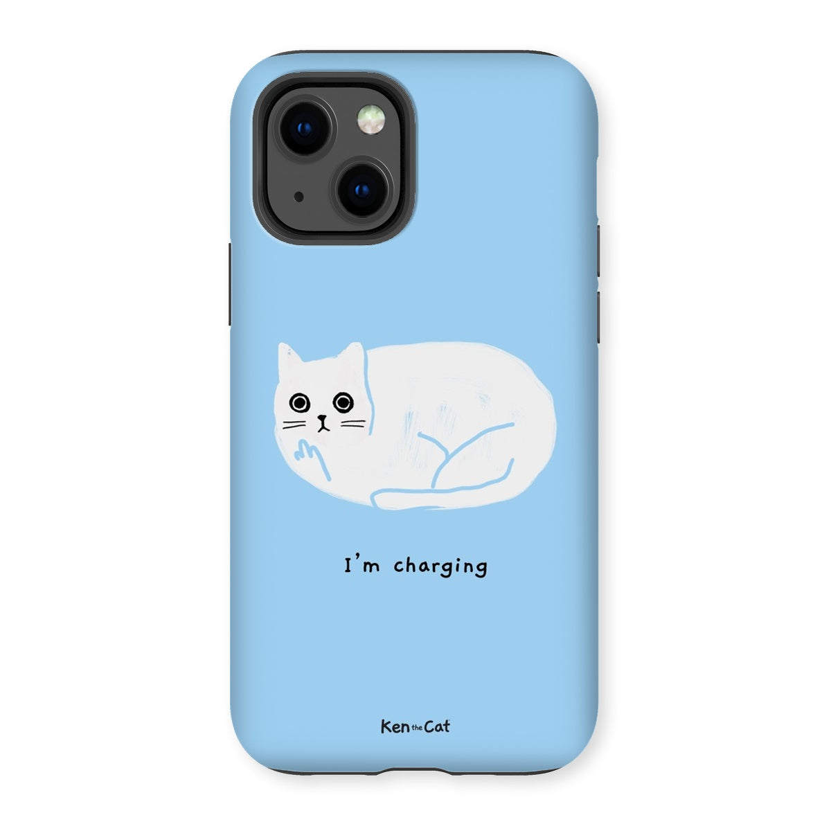 I'm Charging - Blue Phone Case