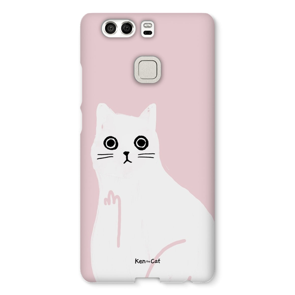 Middle Finger - Pink Phone Case