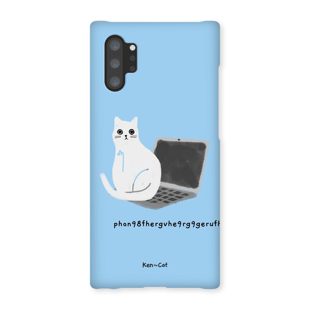 Laptop - Blue Phone Case