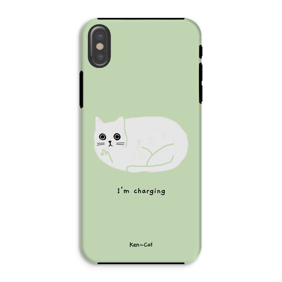 I'm Charging - Green Phone Case