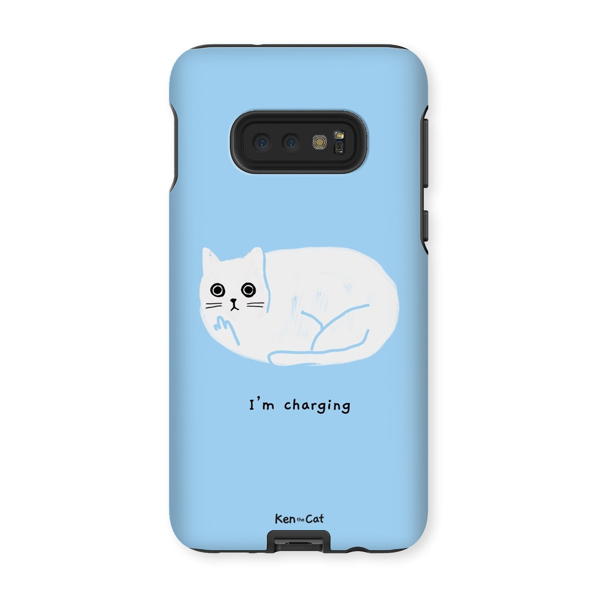 I'm Charging - Blue Phone Case
