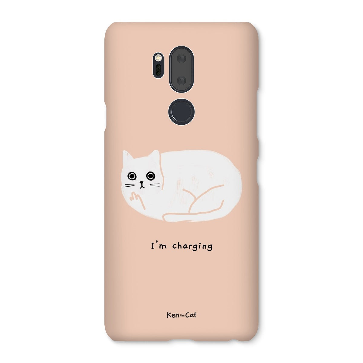 I'm Charging - Coral Phone Case