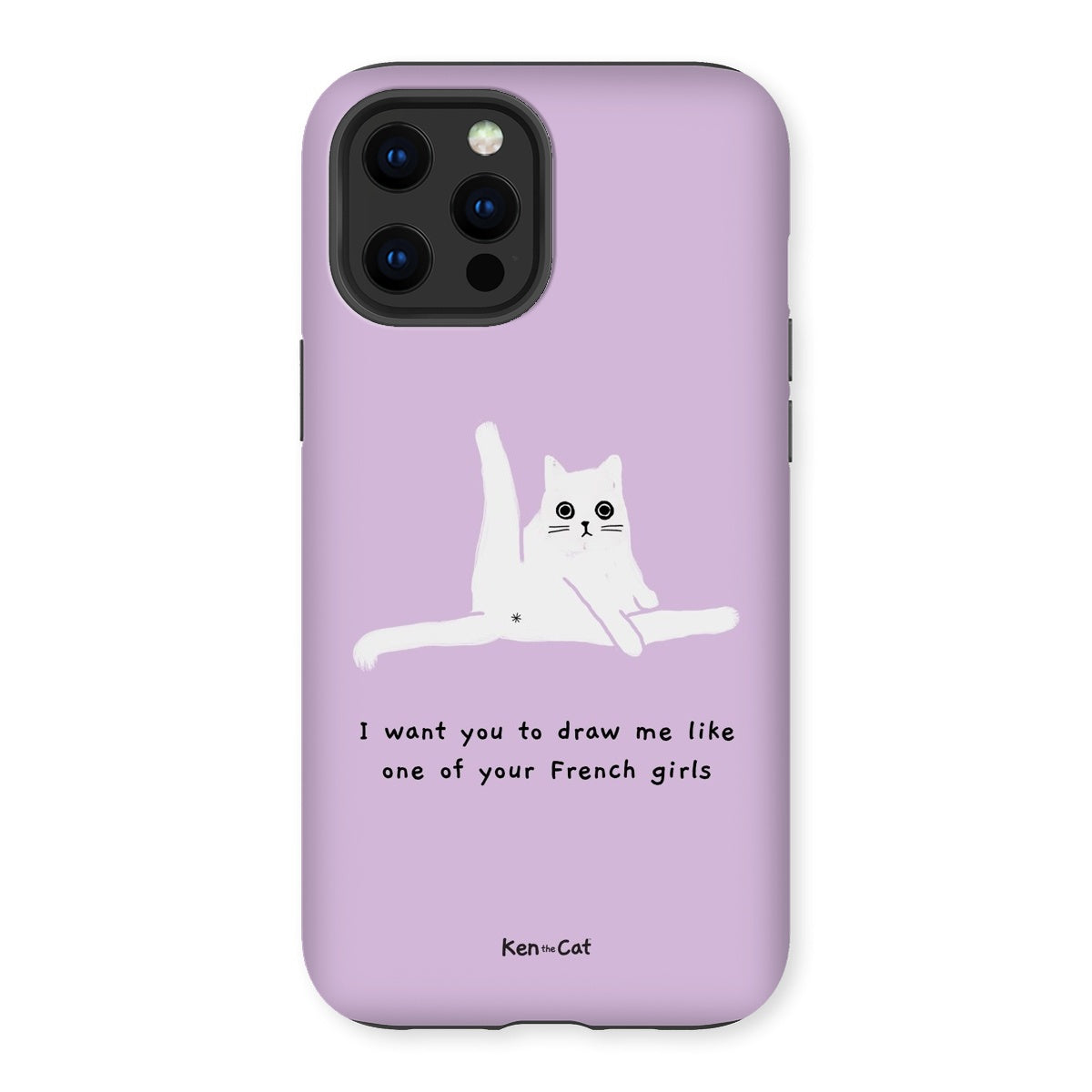 Draw Me Like Your French Girls - Purple Phone Case