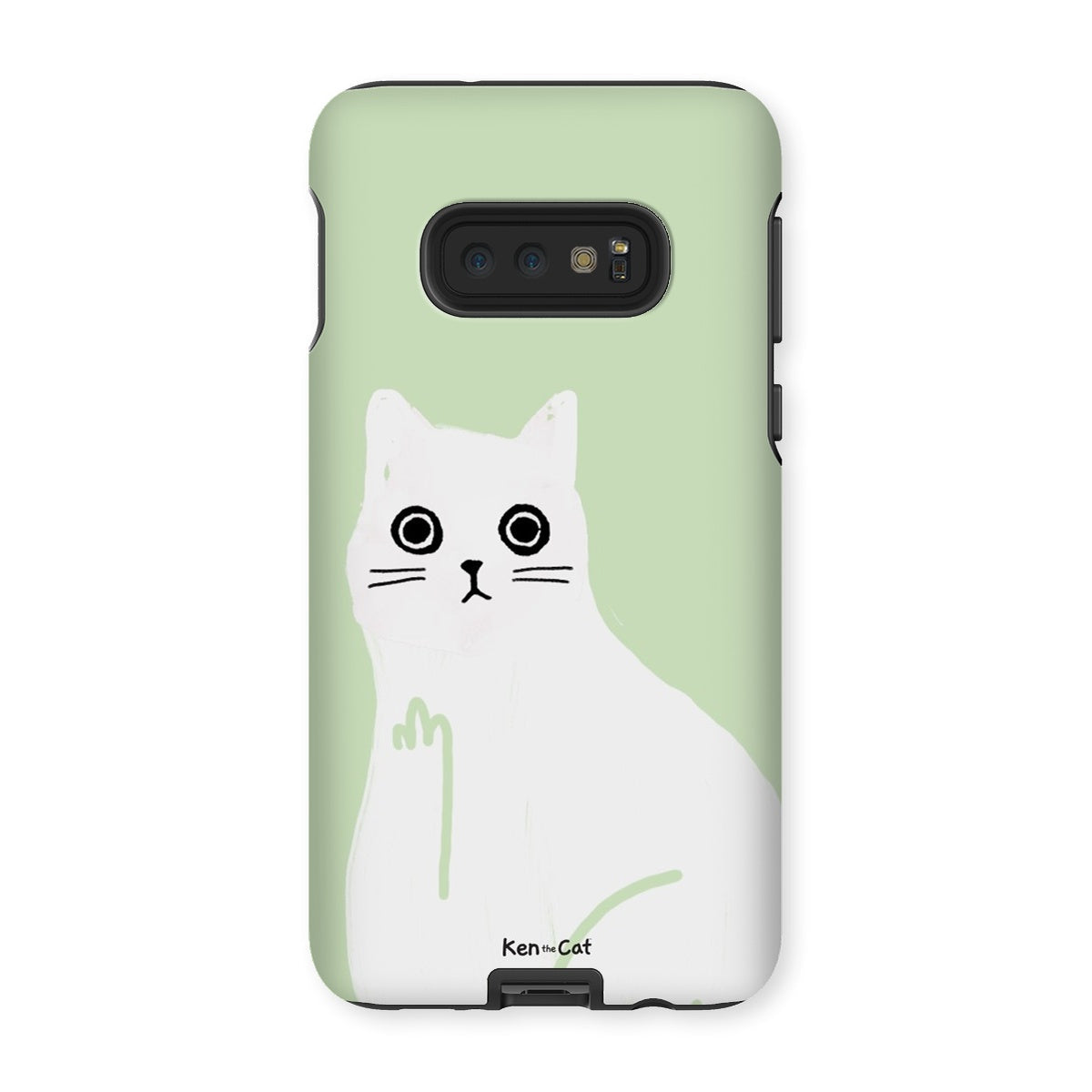 Middle Finger - Green Phone Case