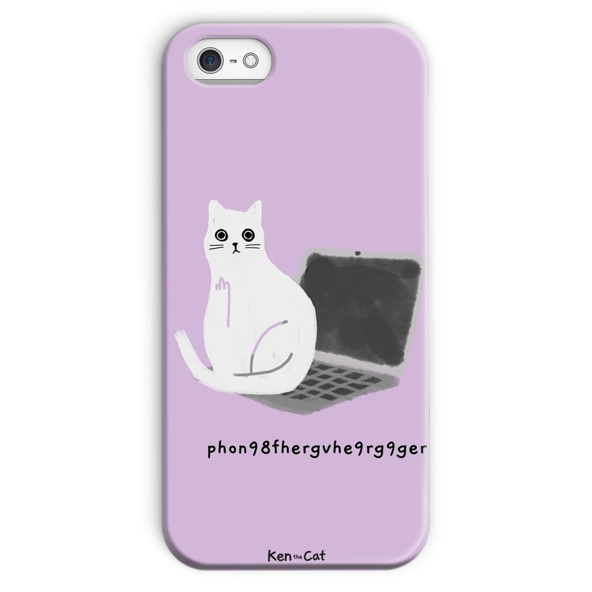 Laptop - Purple Phone Case