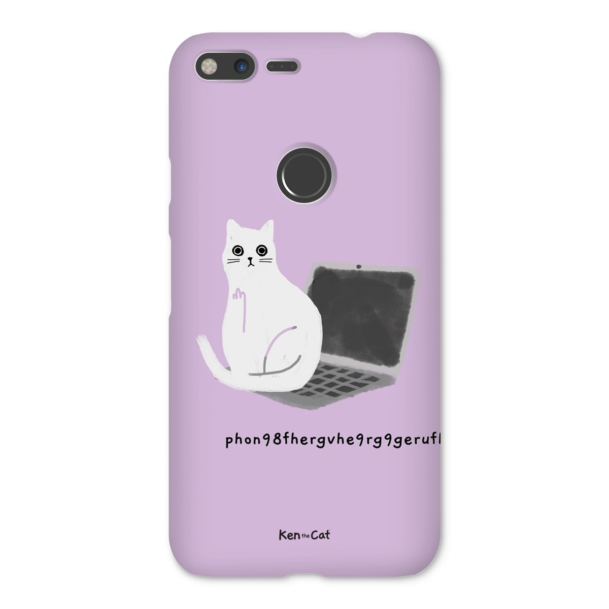 Laptop - Purple Phone Case