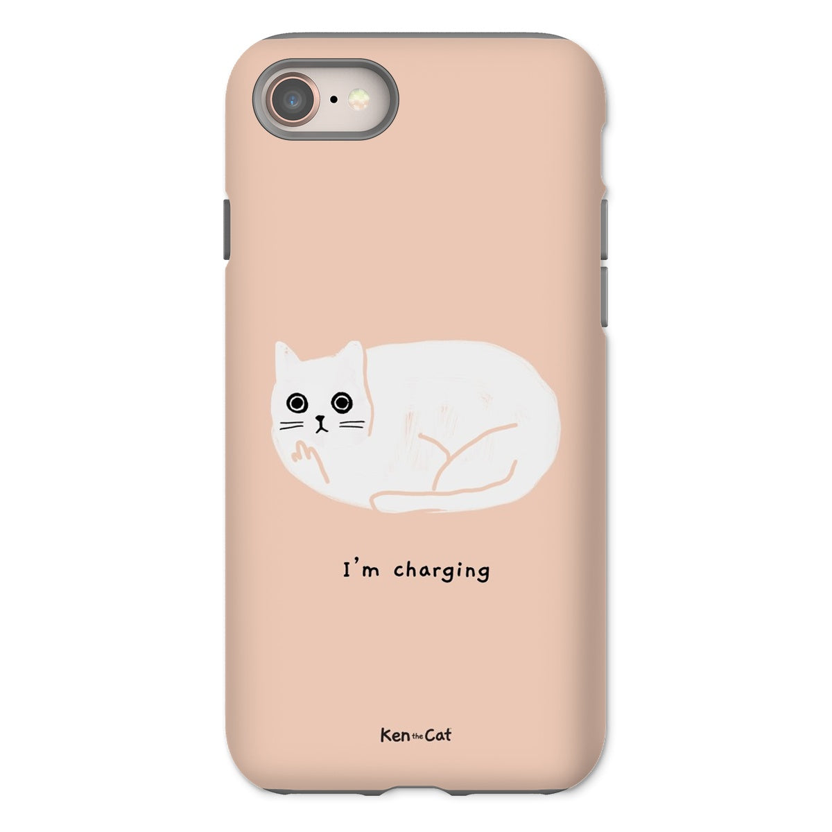 I'm Charging - Coral Phone Case