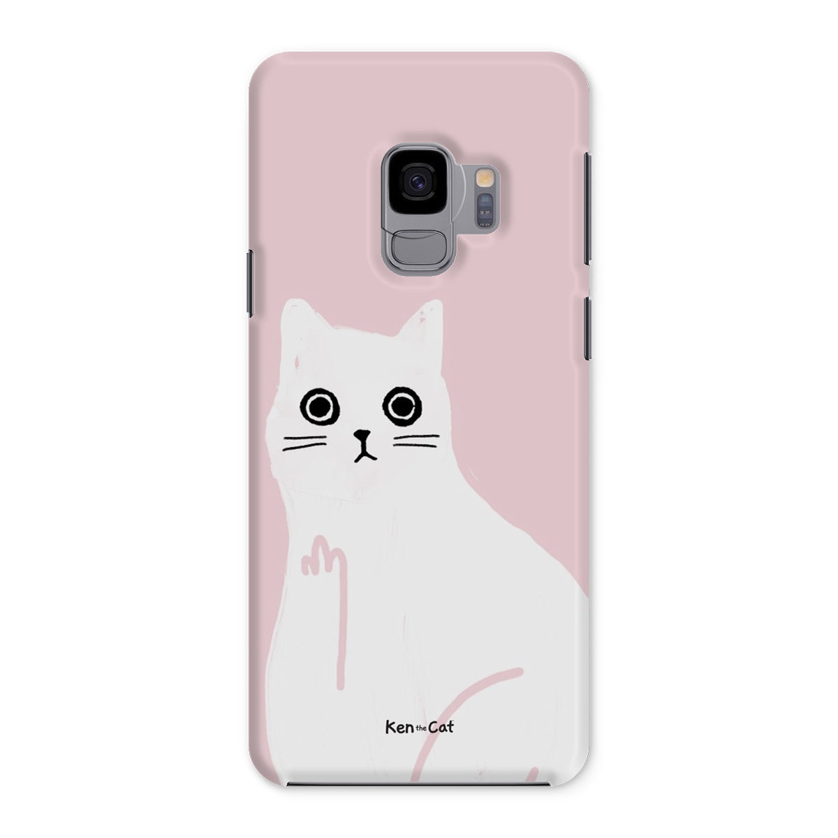Middle Finger - Pink Phone Case
