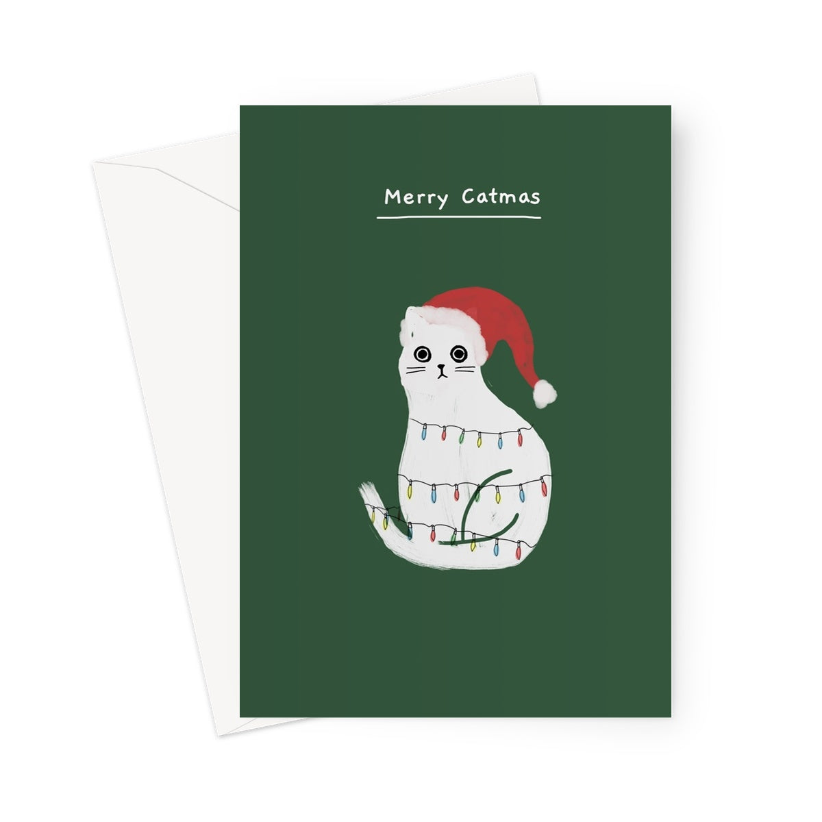 Merry Catmas - Christmas Card