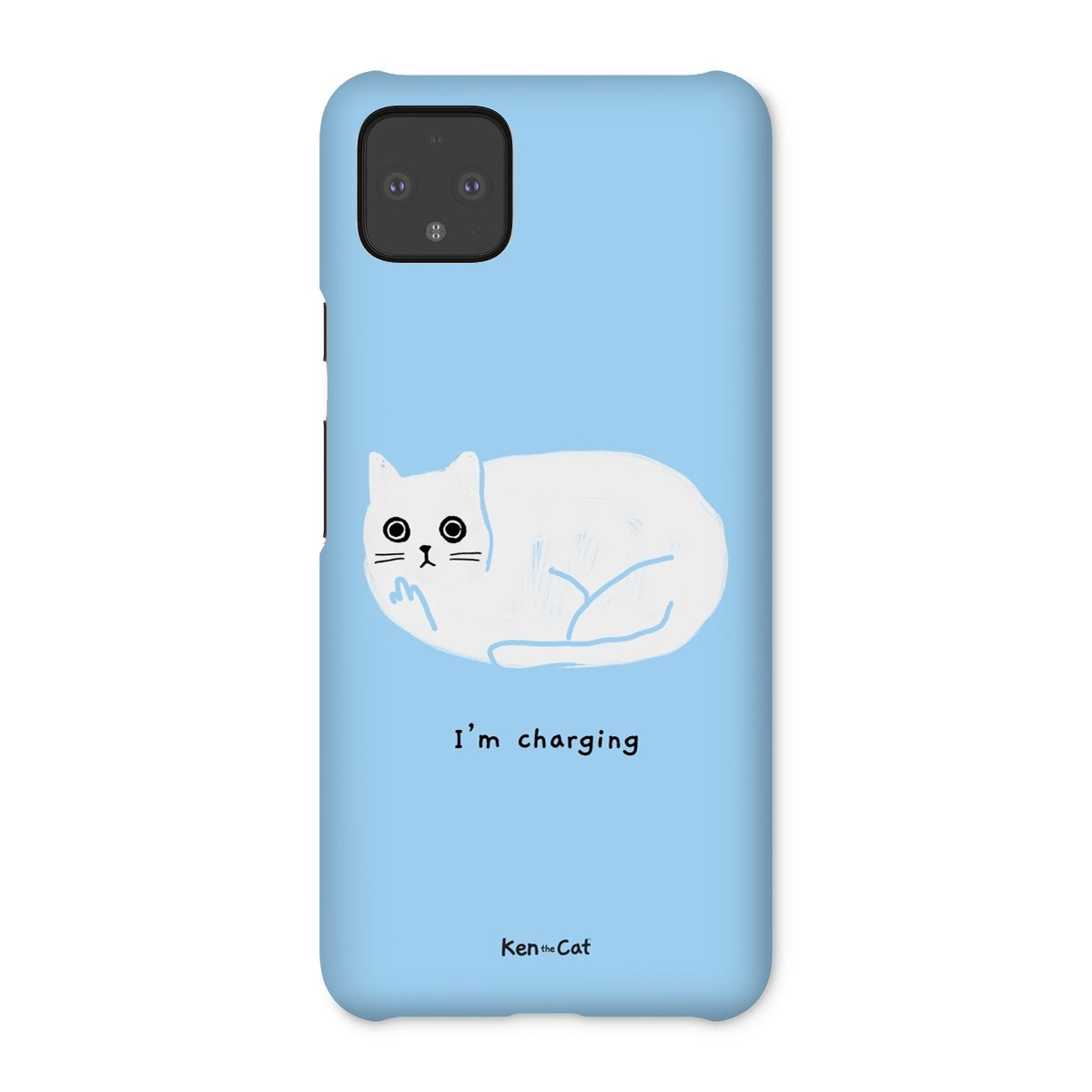 I'm Charging - Blue Phone Case