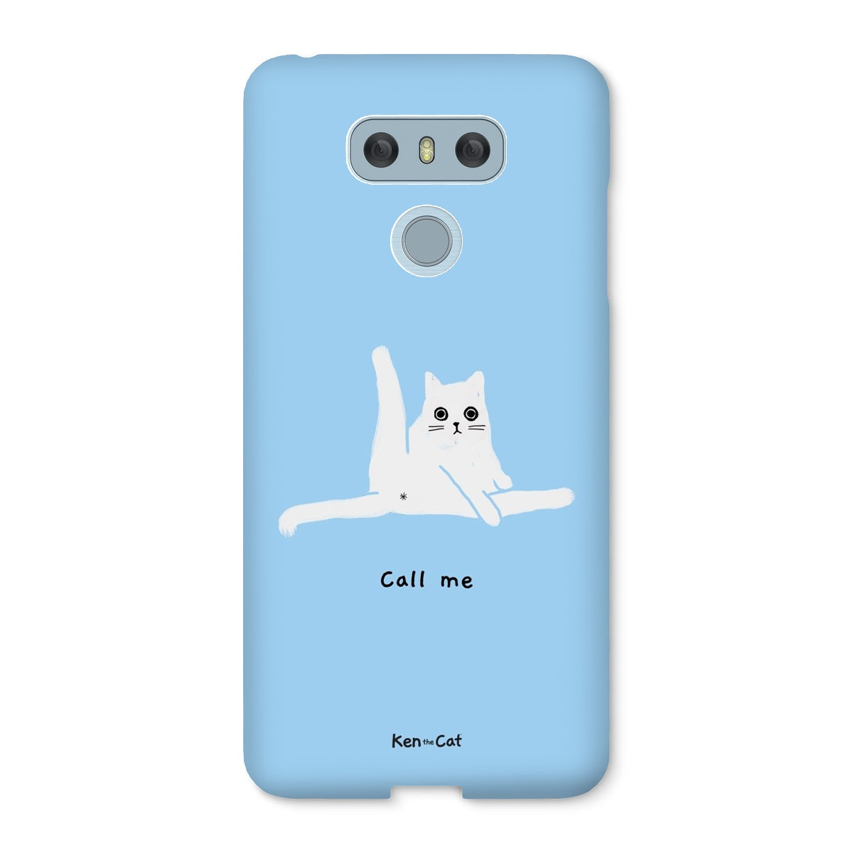 Call Me - Blue Phone Case