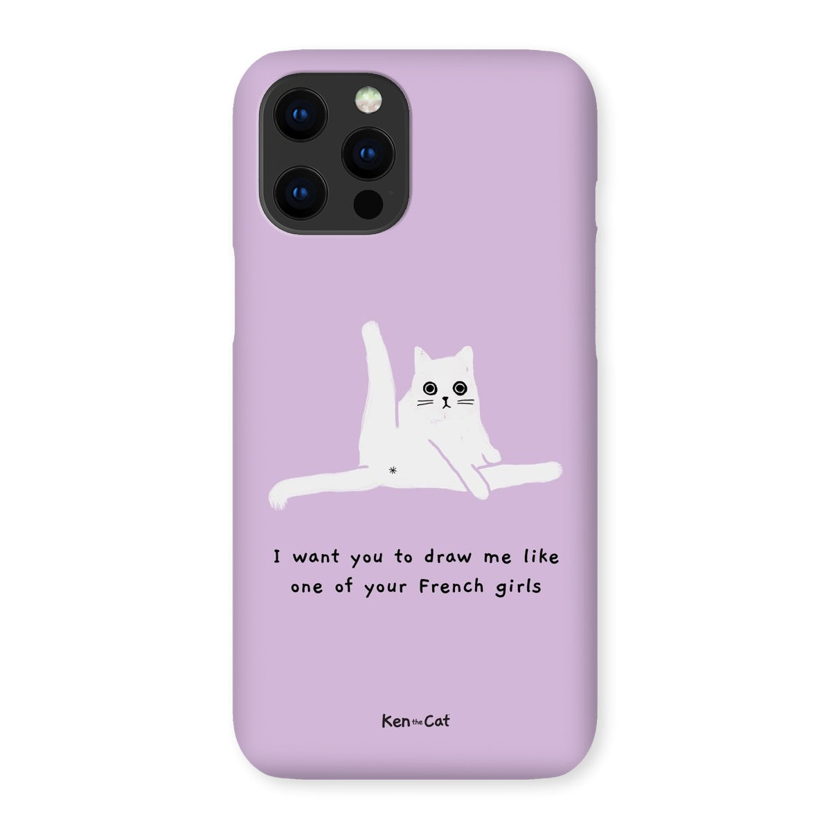 Draw Me Like Your French Girls - Purple Phone Case