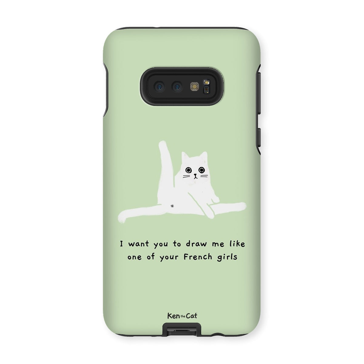 Draw Me Like Your French Girls - Green Phone Case