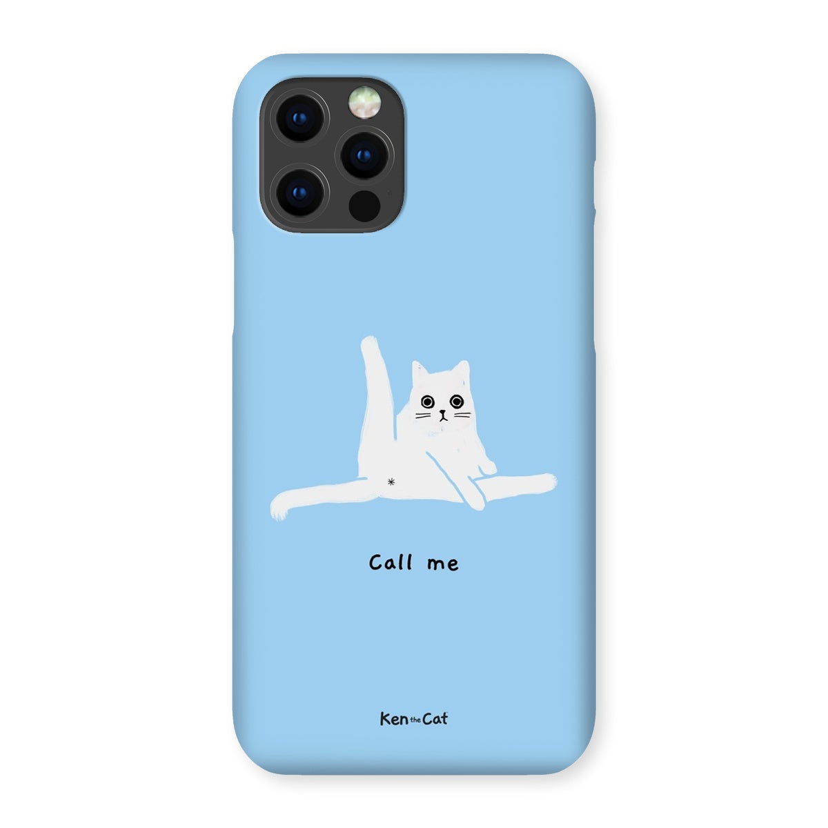 Call Me - Blue Phone Case
