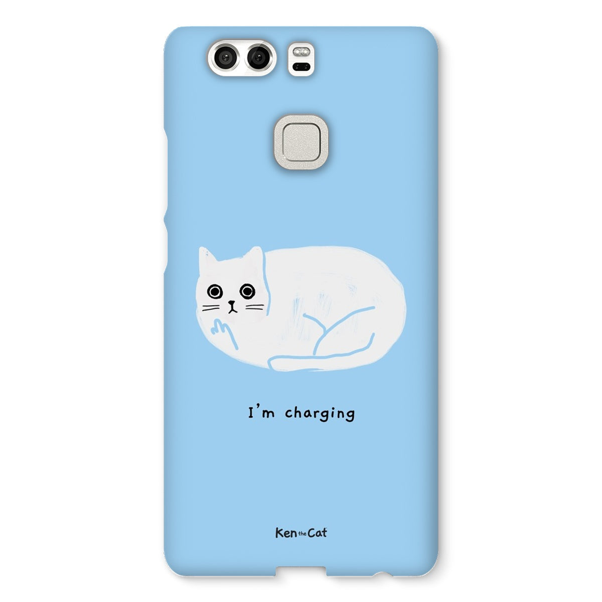 I'm Charging - Blue Phone Case