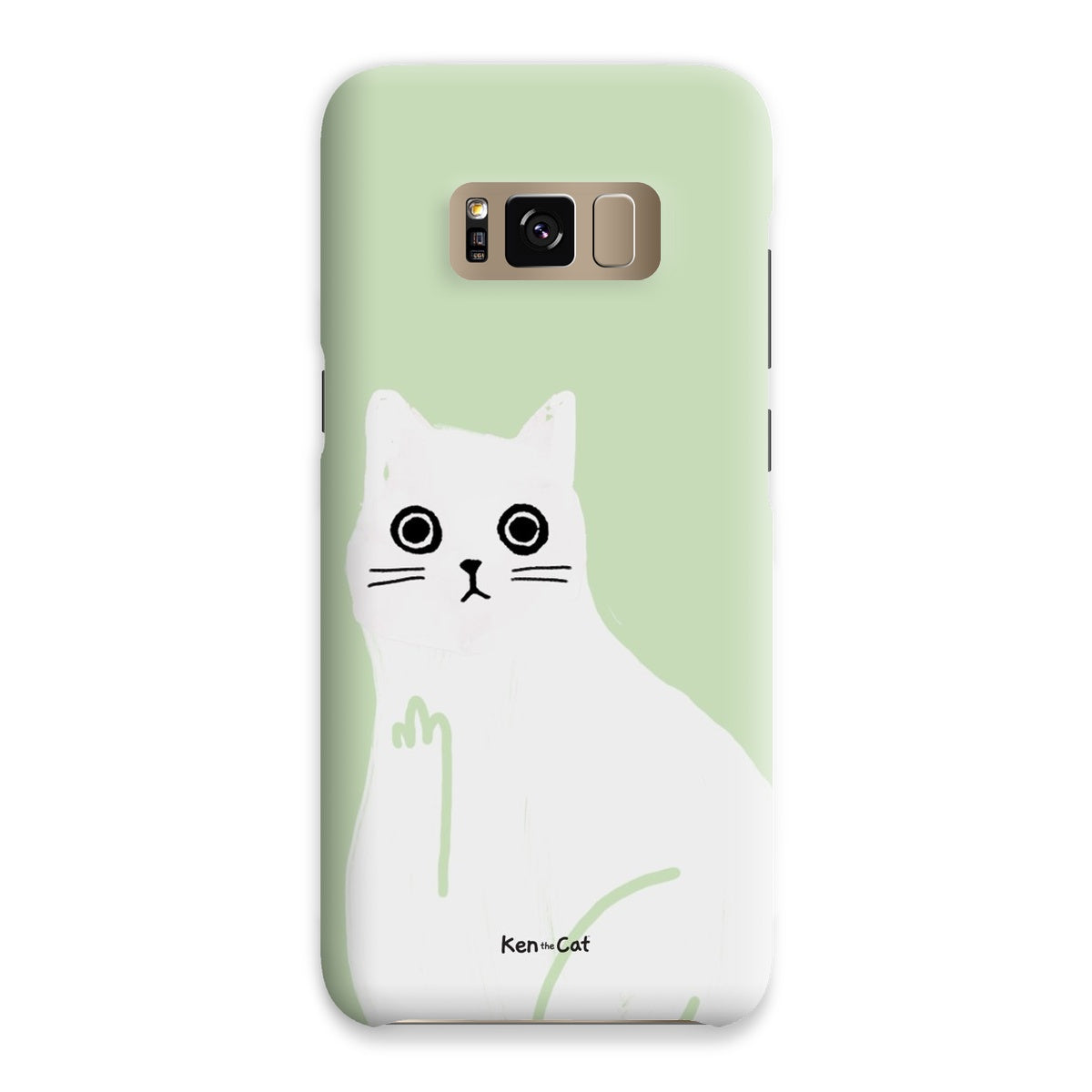 Middle Finger - Green Phone Case