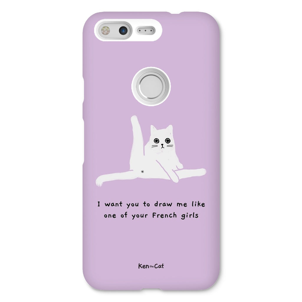 Draw Me Like Your French Girls - Purple Phone Case