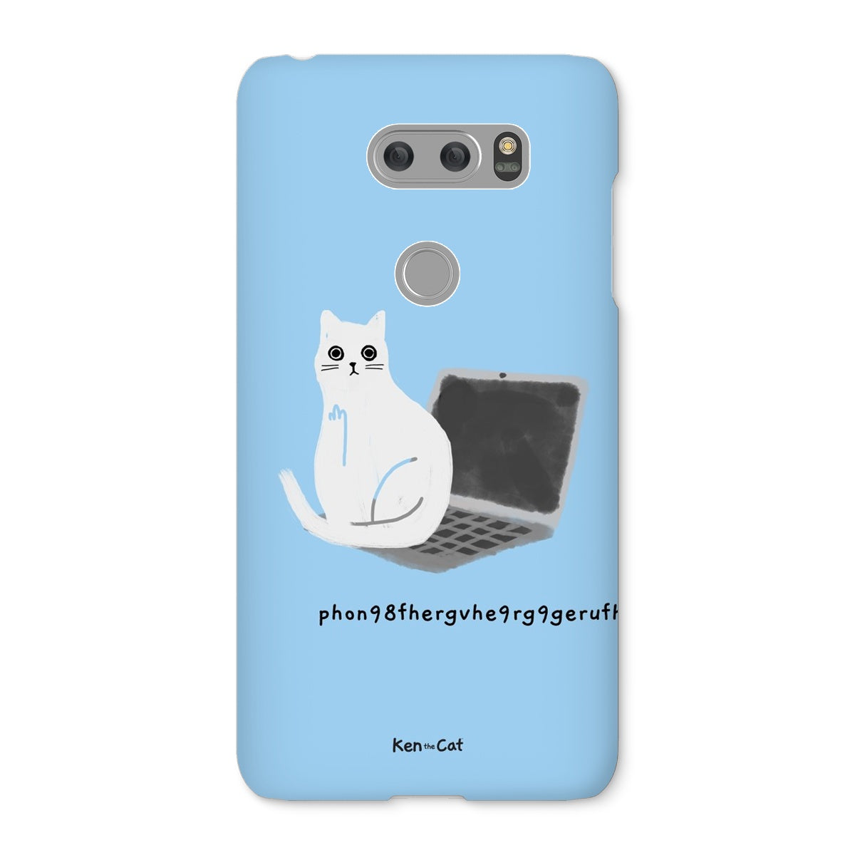 Laptop - Blue Phone Case