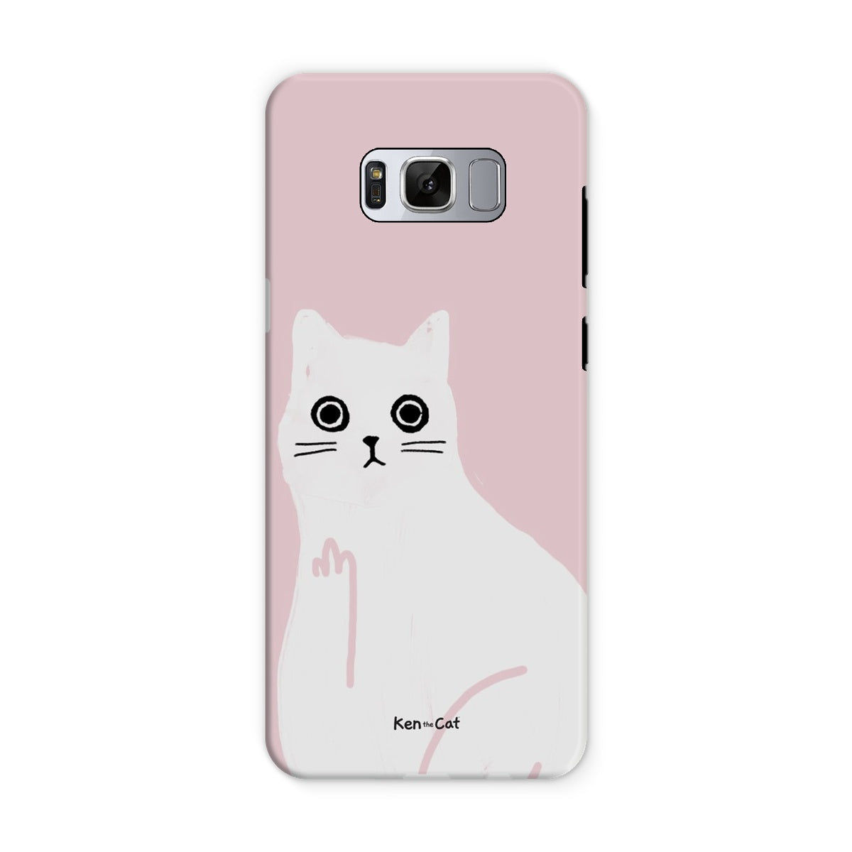 Middle Finger - Pink Phone Case