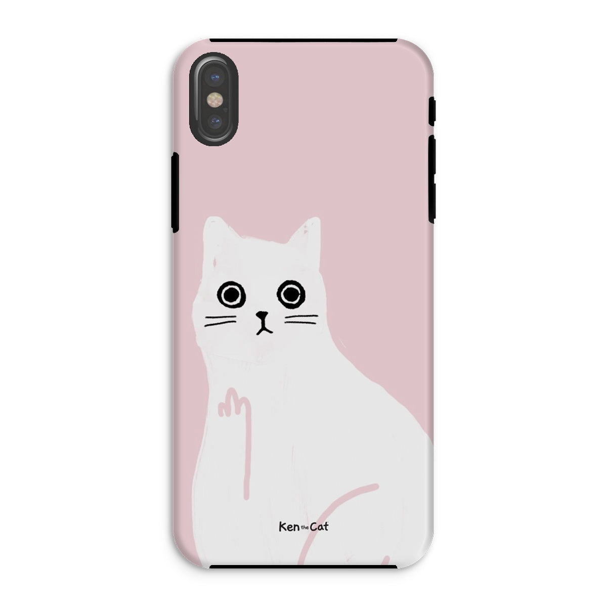Middle Finger - Pink Phone Case