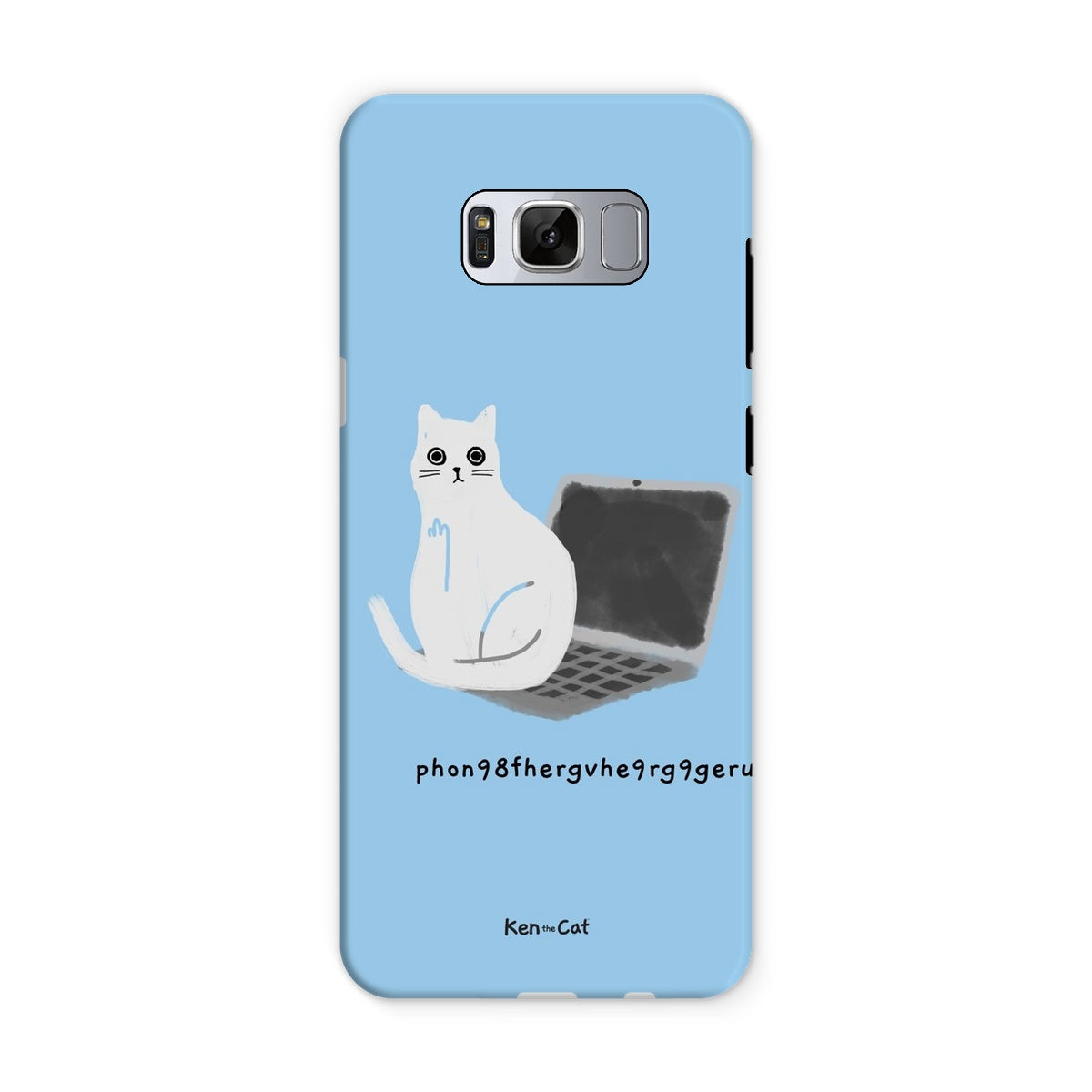 Laptop - Blue Phone Case
