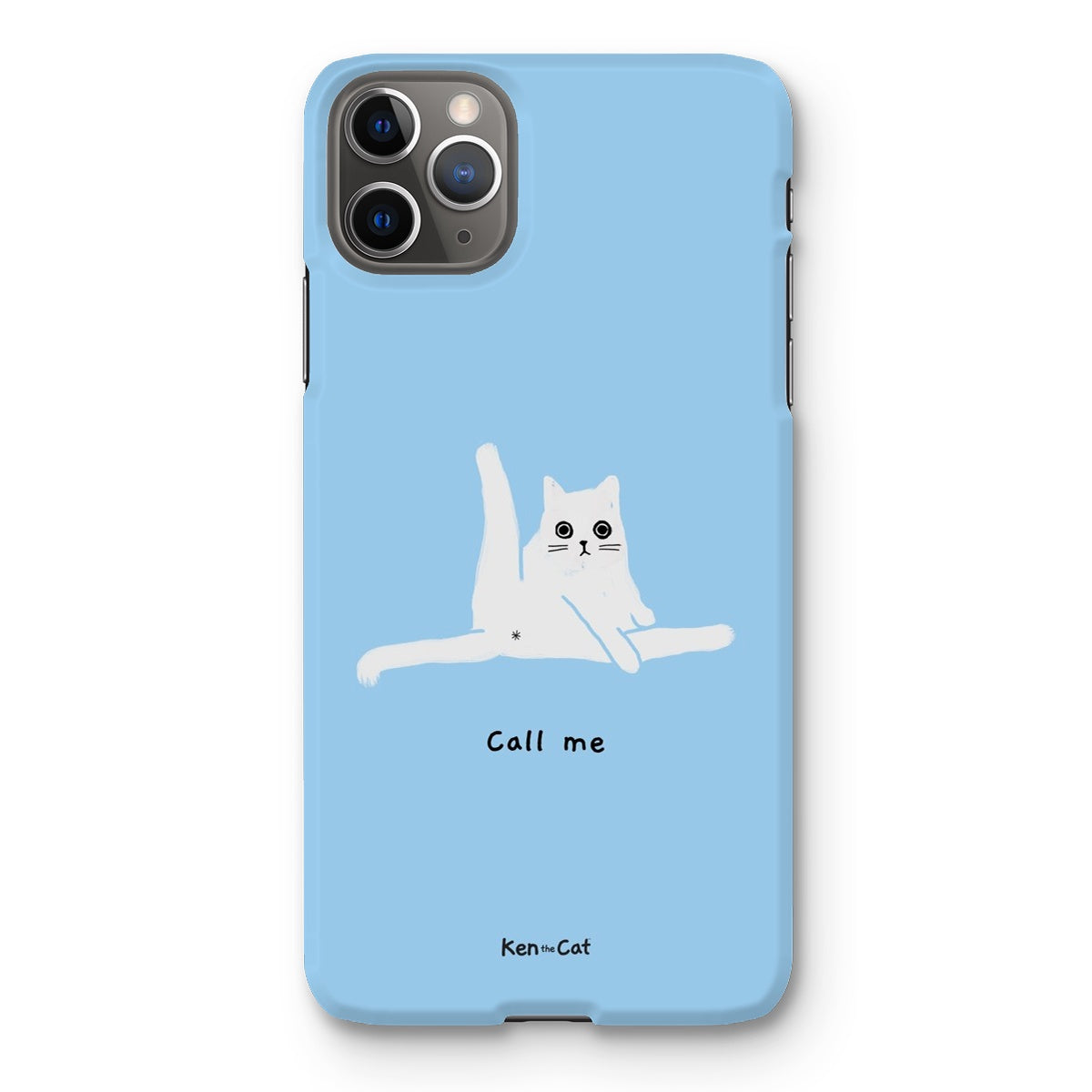 Call Me - Blue Phone Case