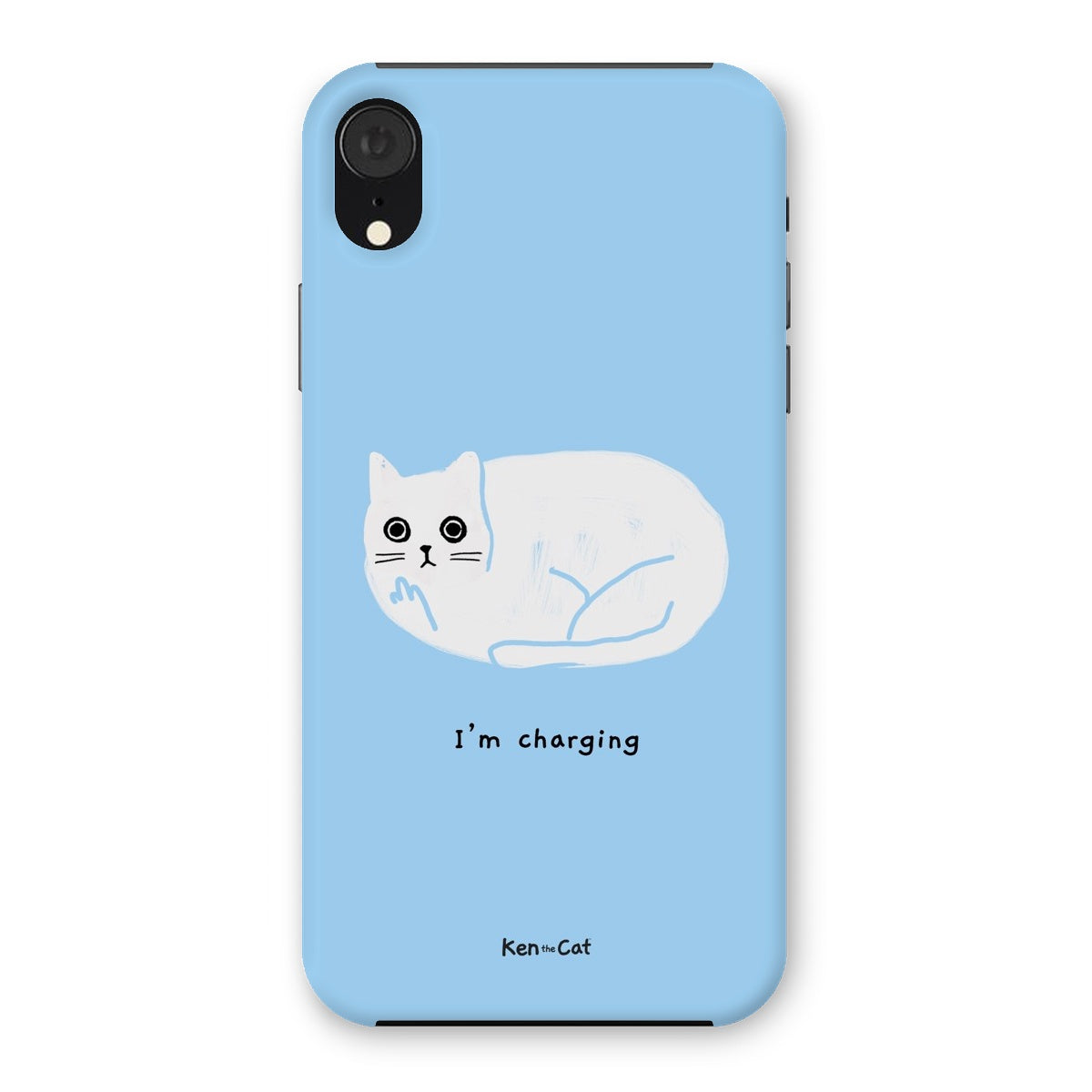 I'm Charging - Blue Phone Case
