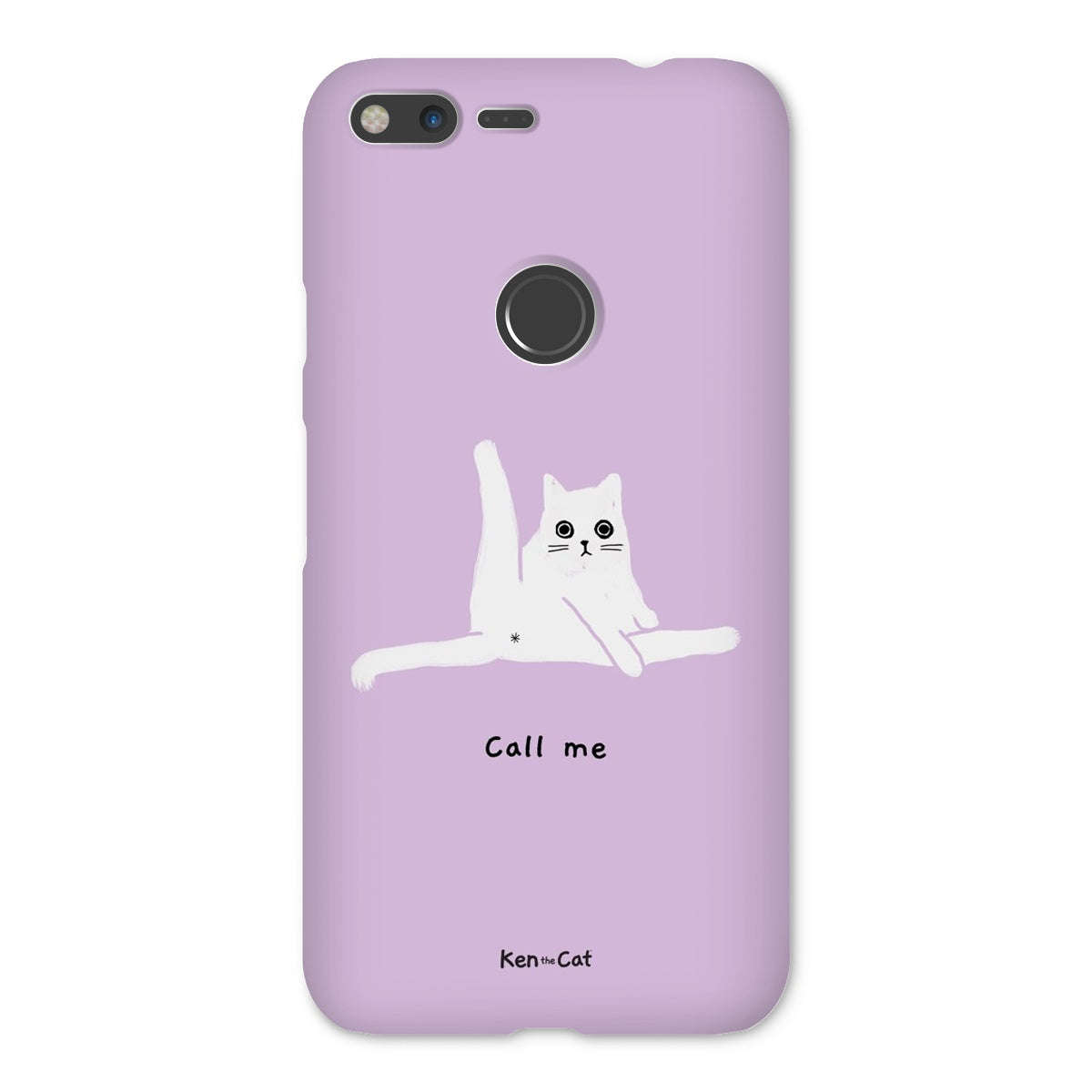 Call Me - Purple Phone Case