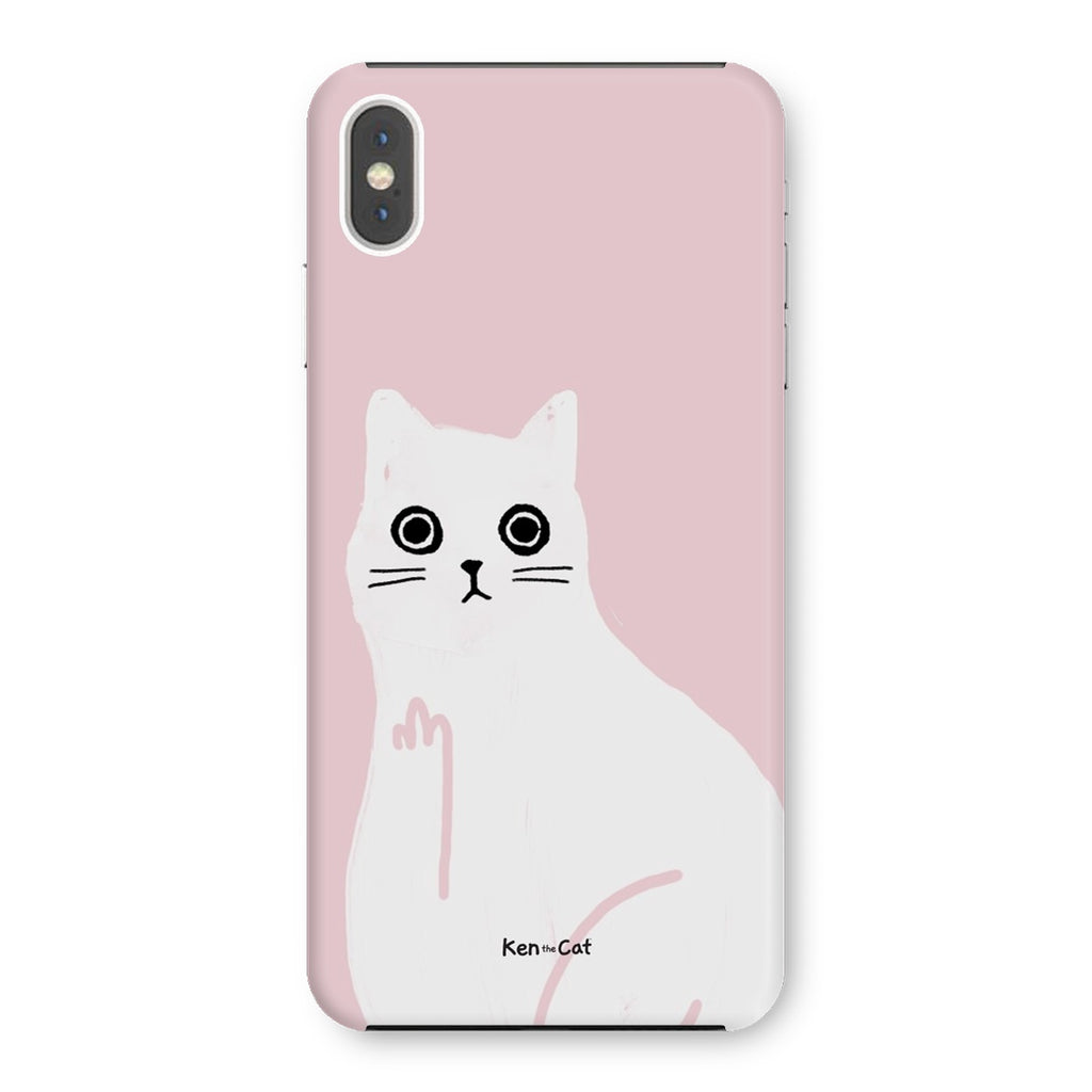Middle Finger - Pink Phone Case