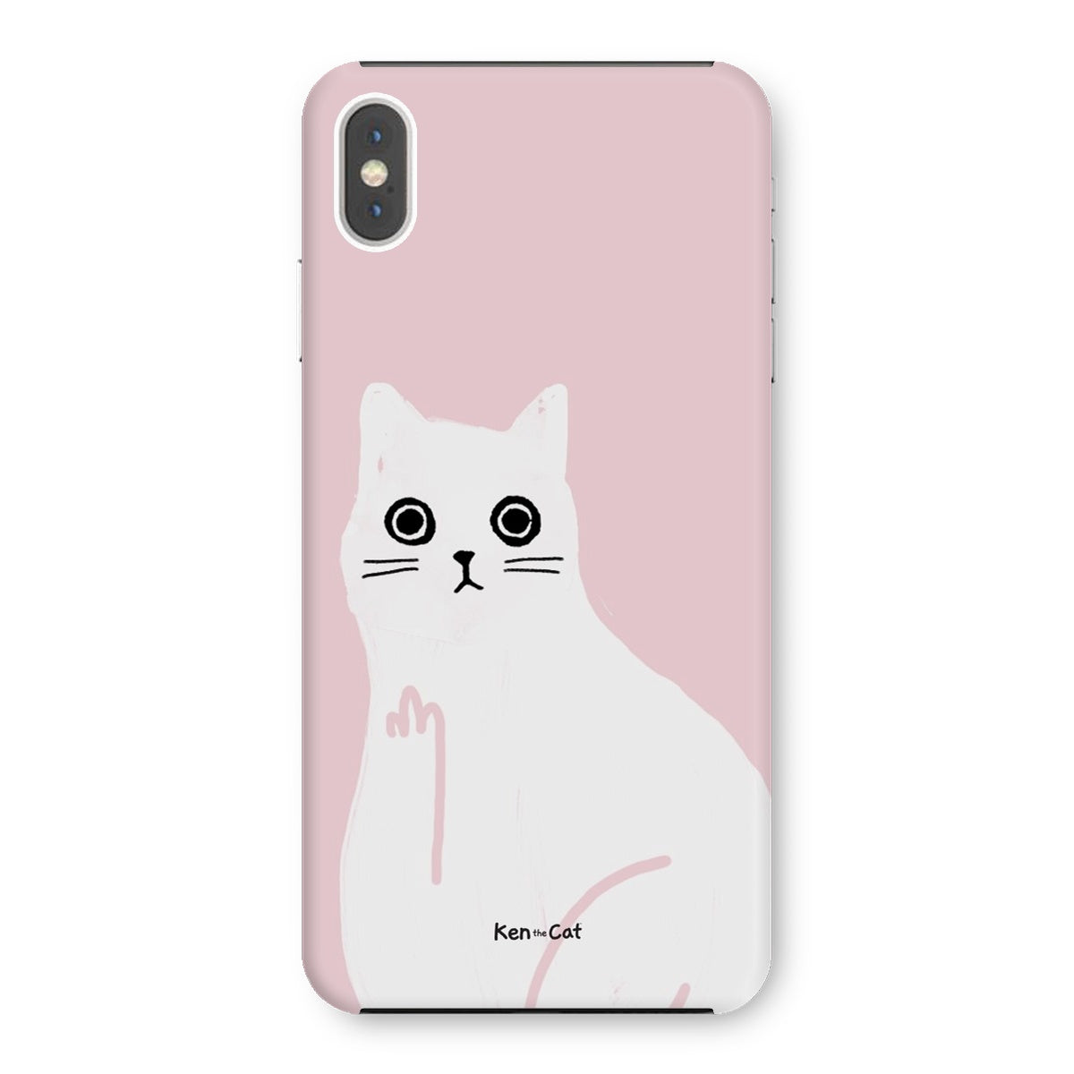 Middle Finger - Pink Phone Case