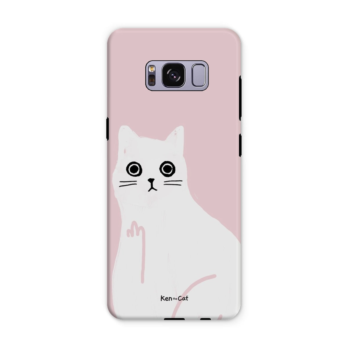 Middle Finger - Pink Phone Case