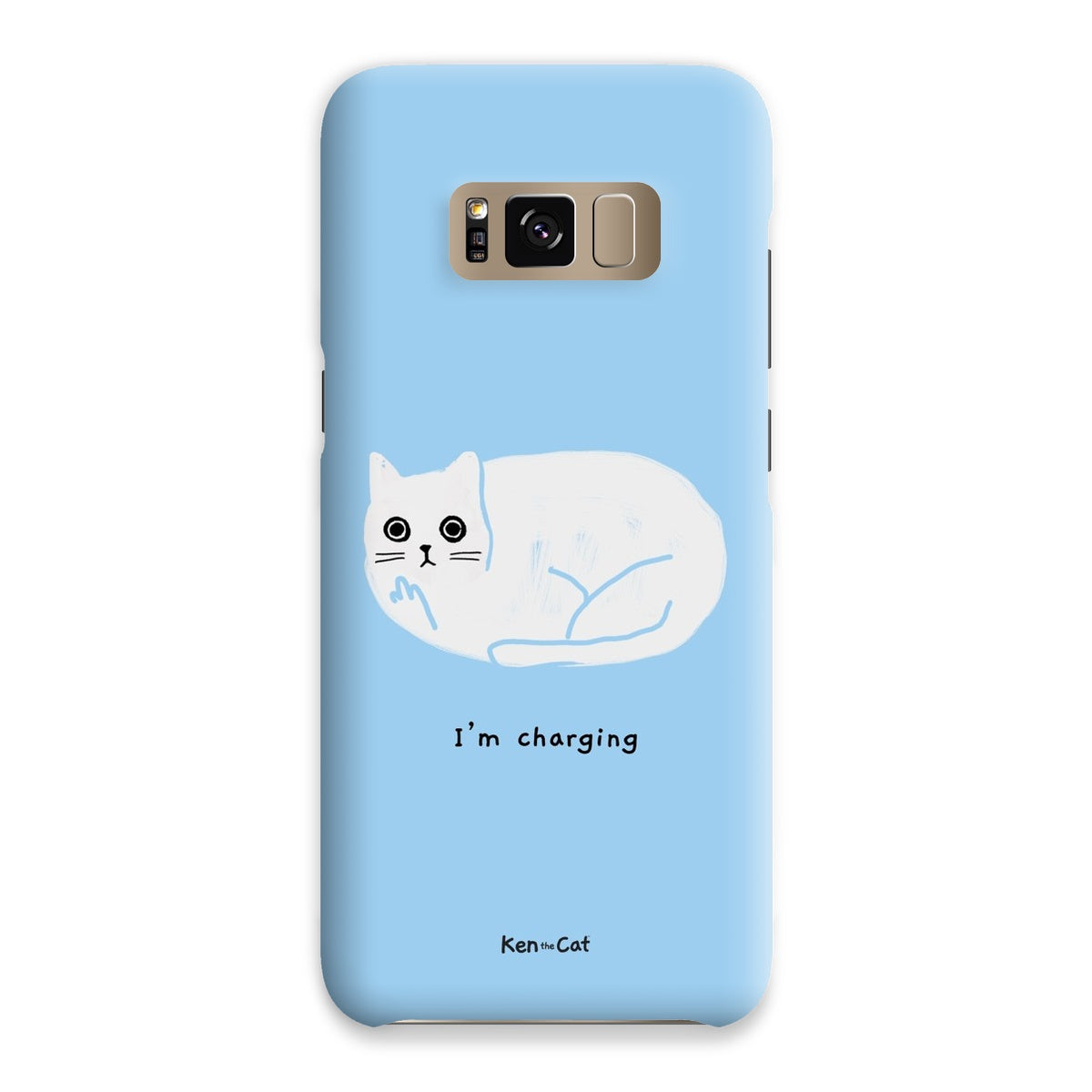 I'm Charging - Blue Phone Case