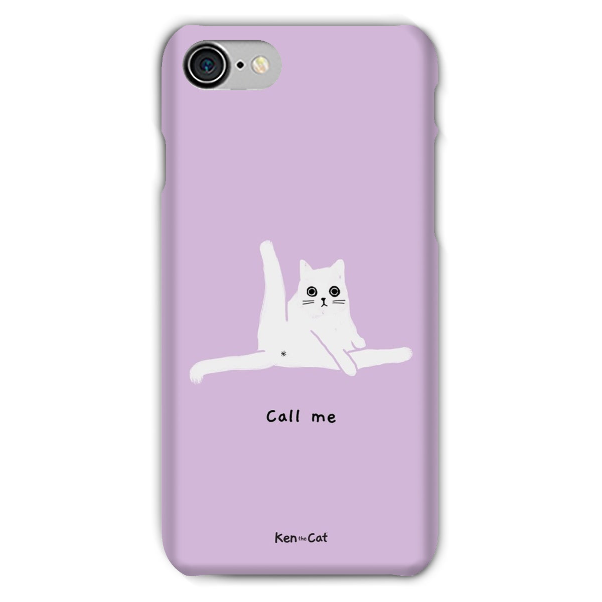 Call Me - Purple Phone Case