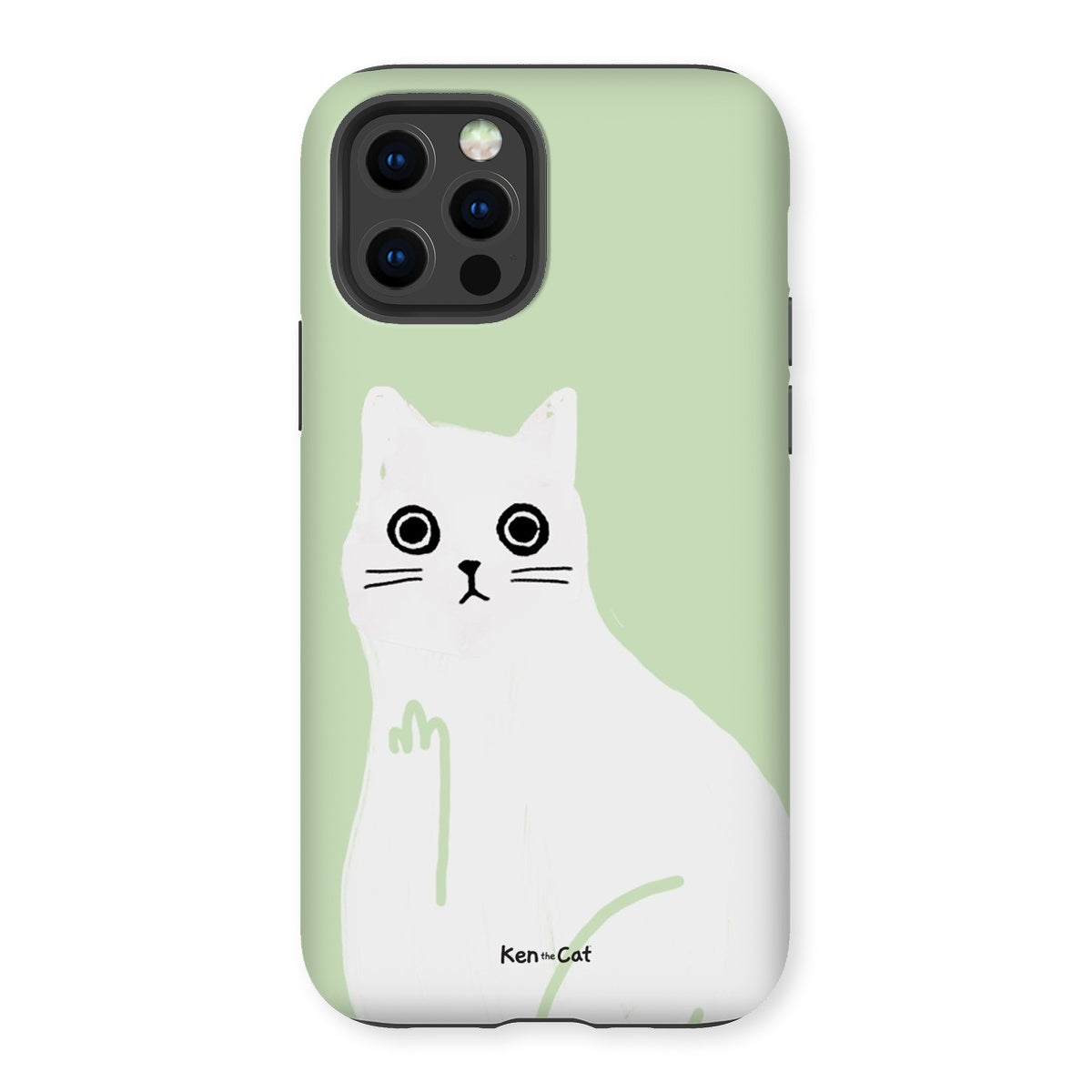 Middle Finger - Green Phone Case