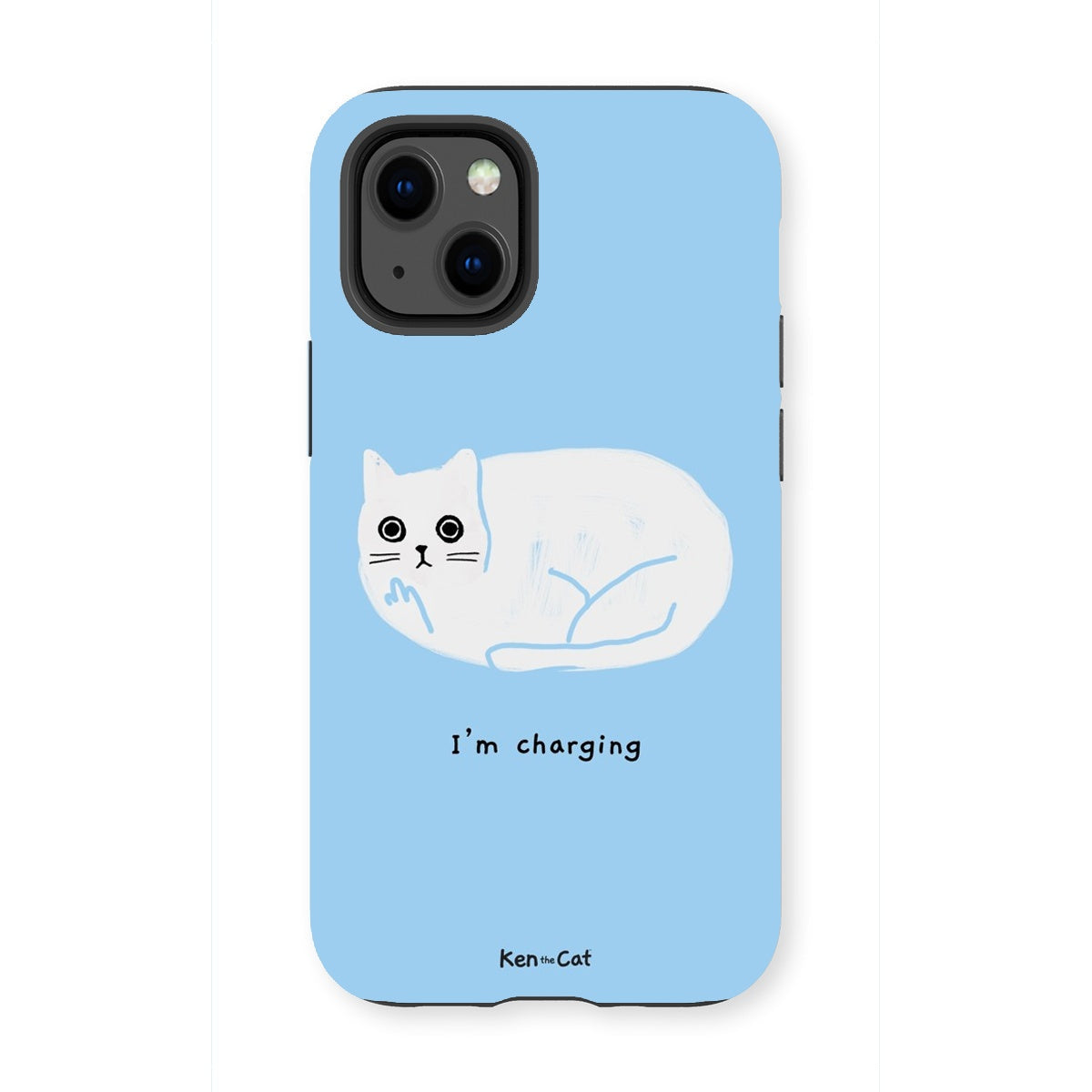 I'm Charging - Blue Phone Case