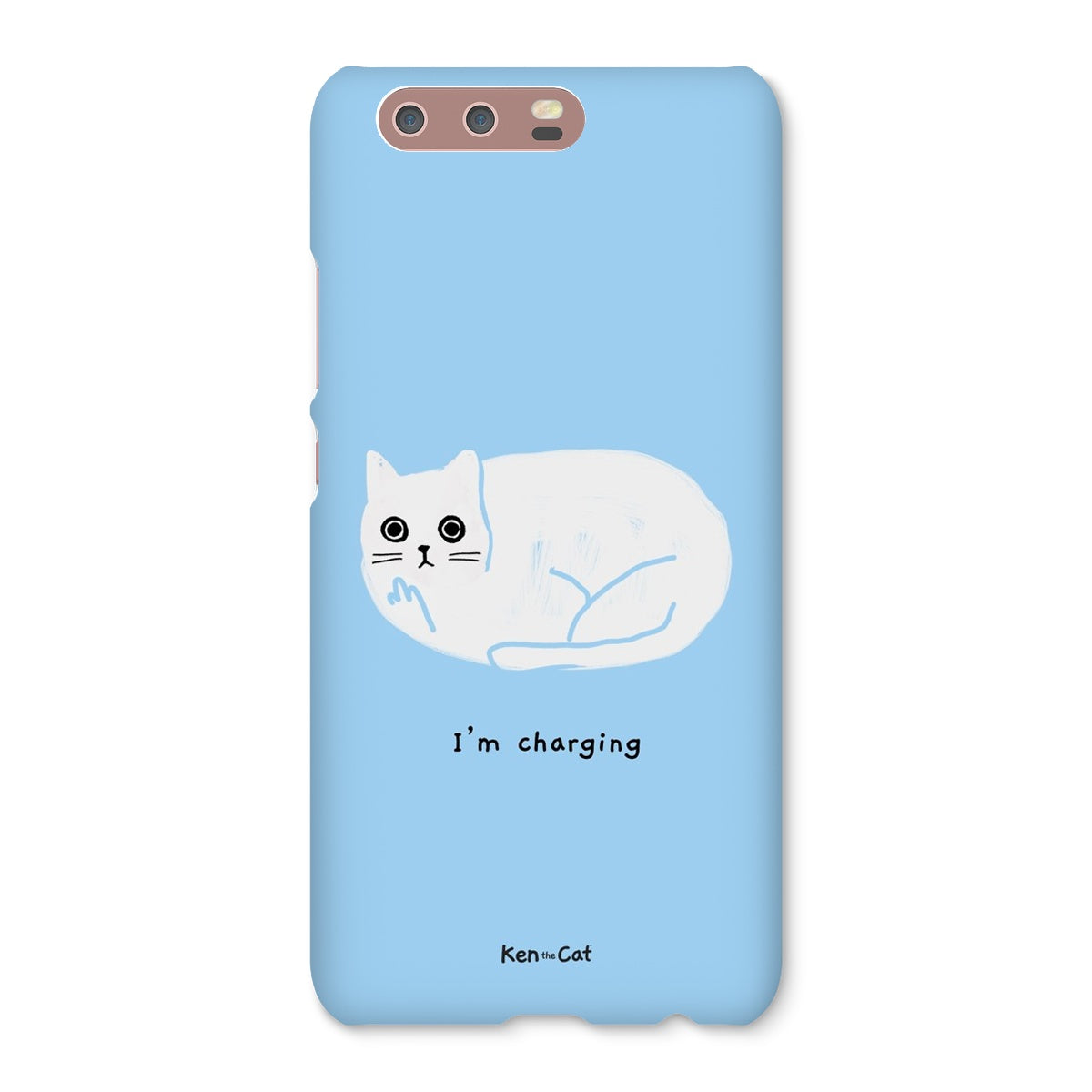 I'm Charging - Blue Phone Case